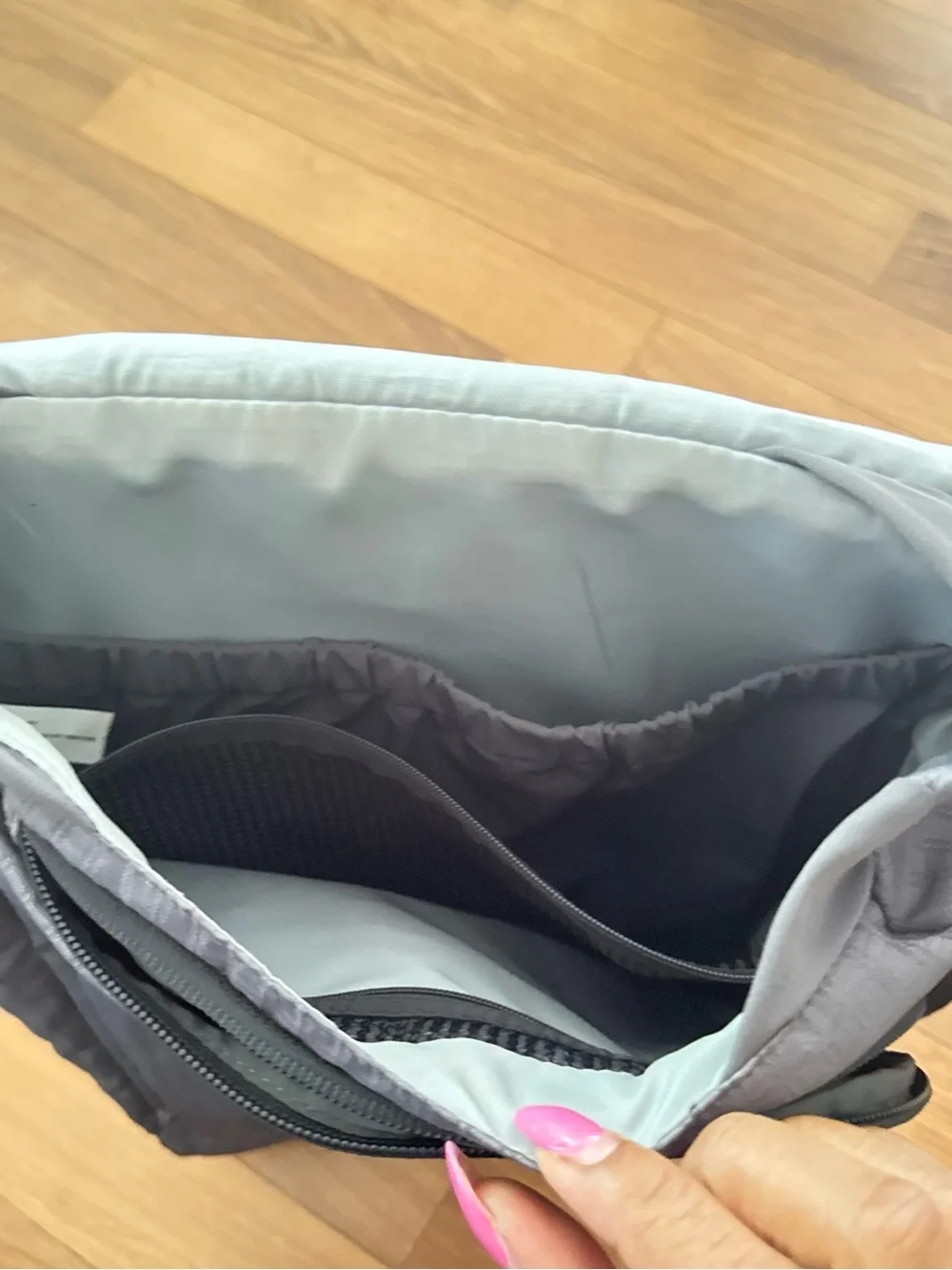 Patagonia Light Gray Messenger Bag